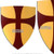 Kingdom of Heaven Shield of Ibelin Crusader Knight New