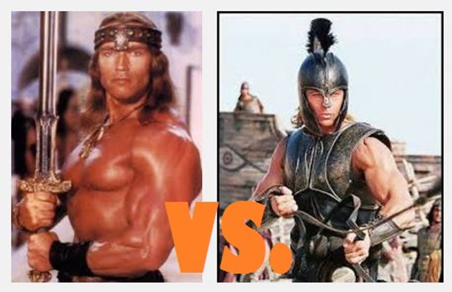 Sword Battle: Conan The Barbarian vs. Achilles The Destroyer