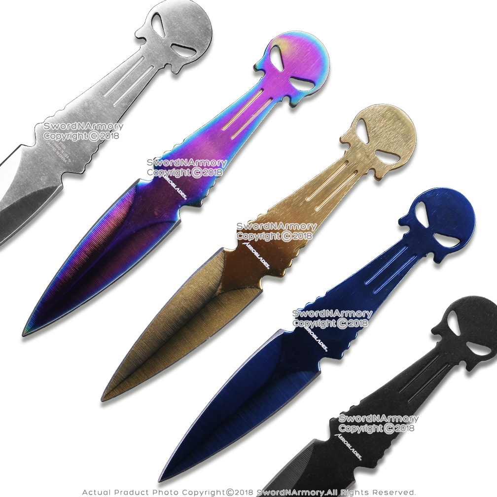 Ultimate Ninja Warrior Titanium Coated Throwing Knives Set of 3