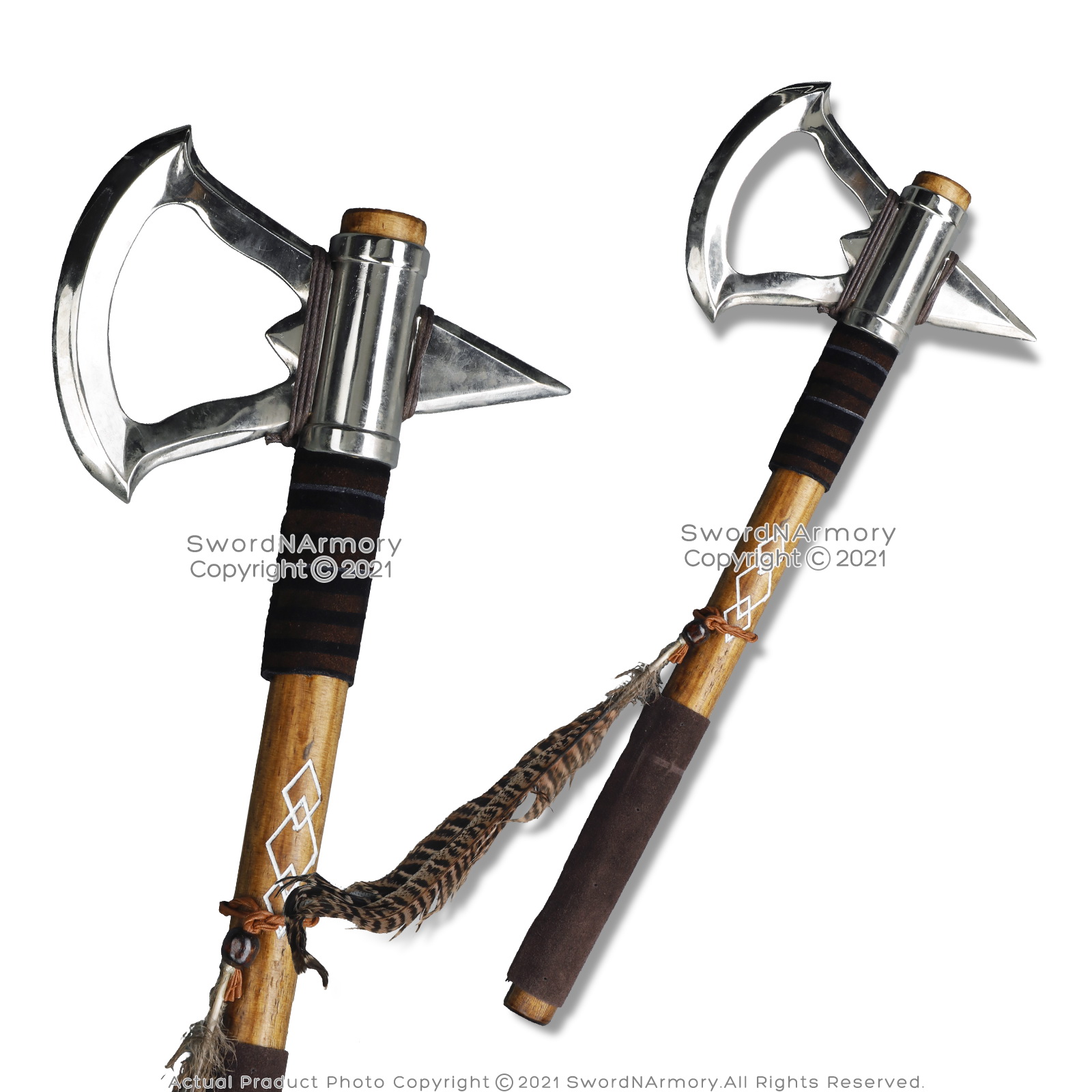 Assassin Fantasy Connor Metal Tomahawk Axe Video Game Indigenous