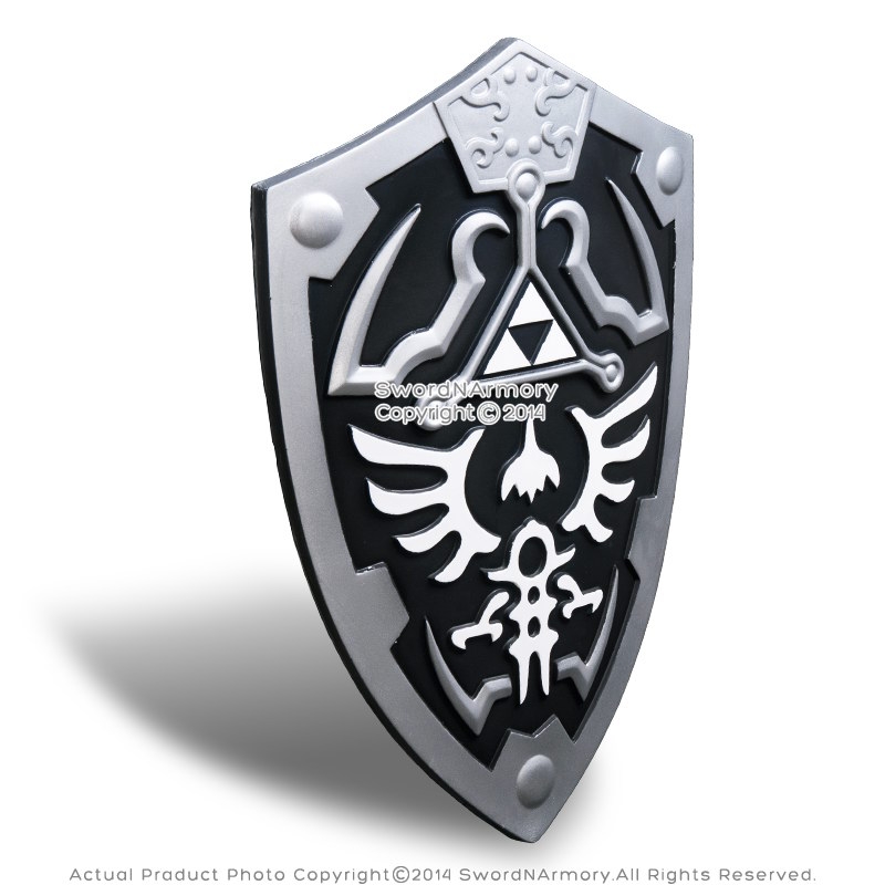 Dark Link Hylian Zelda Shield Full Size Black