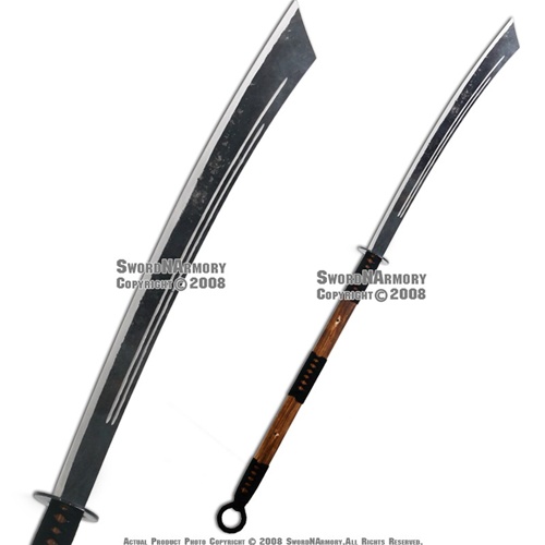 Back sword holder made of PU leather, backsword belt for katana or swo