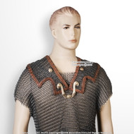 Roman Lorica Hamata Medieval Chainmail Armor Renaissance Costume LARP