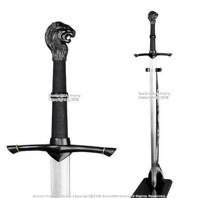 Medieval Templar Knight Crusader Princes Peter Sword with Lion Head Handle