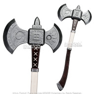 39.5" Noir Haru Okumura Axe Fiberglass Heart Beauty Thief Video Game Anime Prop