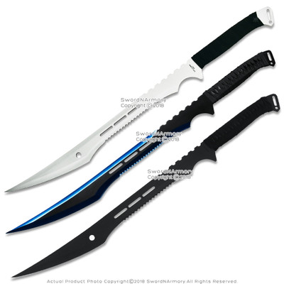 27 NINJA SWORD TANTO Machete + 2 Knife Full Tang Tactical Blade Katana