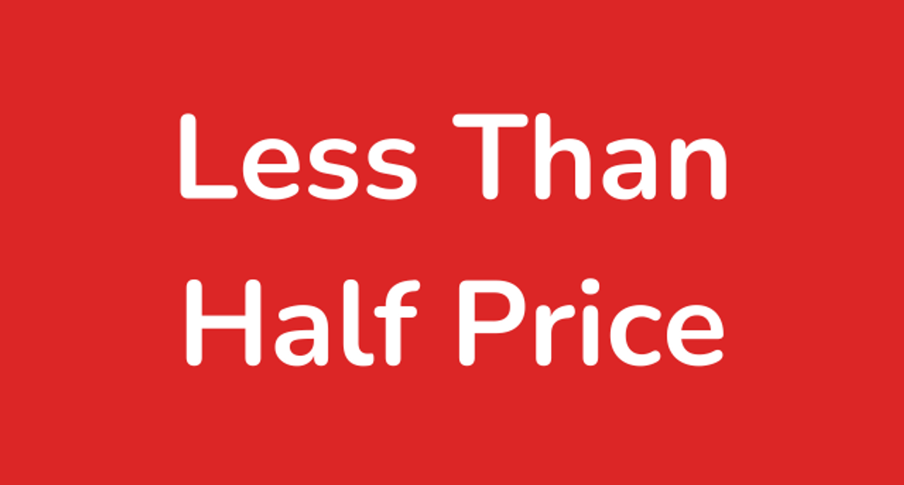 Less Than Half Price Less Than Half Price