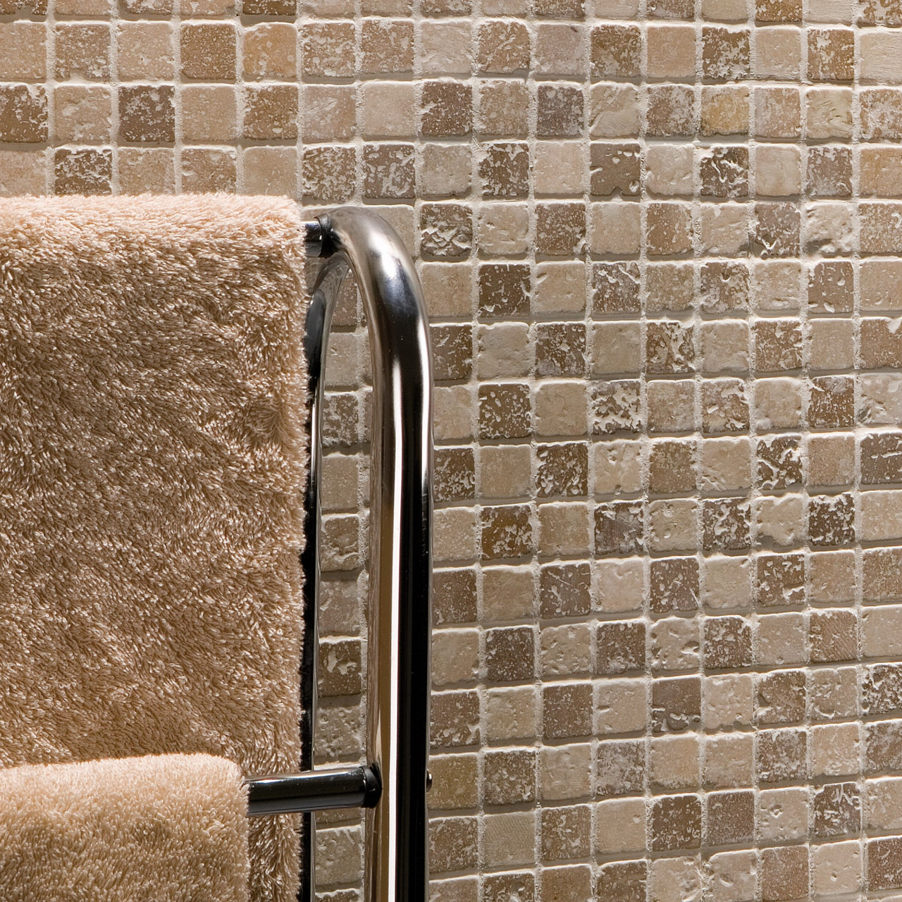 Travertine Mixed Mosaic Tiles 30.5x30.5cm | Tile Warehouse