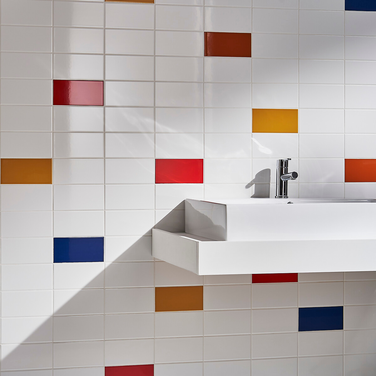 Matrix Blue Gloss Tiles 9.8x19.8cm | Tile Warehouse