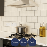 Underground Ivory Tiles (15x15cm)