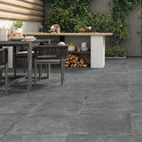 Merlot Graphite Outdoor Tiles (60x60cm) 2 Pack