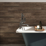 Finwood Brown Wood Effect Tiles (18.5x59.8cm)