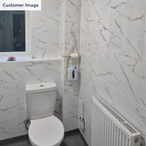 Silk White Marble Effect Tiles (30x60cm)