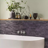 Split Face Black Tiles (15x30cm)