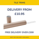 Tile Trim 10mm Marble Straight Edge (2.5m)