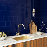 Matrix Blue Gloss Tiles (14.80x14.80cm)