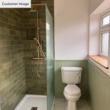 Marrakesh Olive Green Zellige Effect Tiles (10x30cm)