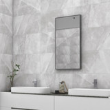 Verona Grey Polished Marble Effect Tiles (30x60cm)