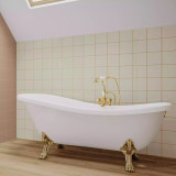 Matrix Pebble Beige Gloss Wall Tiles (14.80x14.80cm)