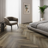 Pronto Carrick Oak Herringbone Luxury Vinyl Tiles (12.5x62.5cm) 30 pack