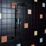 Matrix Black Matt Wall Tiles (14.8x14.8cm)