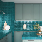 Seville Teal Wall Tile (10x10cm)