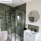 Marrakesh Olive Green Zellige Effect Tiles (10x30cm) Pallet (1972 Tiles 59m2)