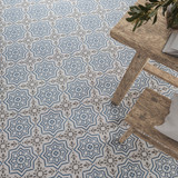 Heritage Victorian Blue Pattern Tiles (20x20cm)