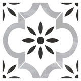 Heritage Victorian Charcoal Tiles (20x20cm) [Full Size Sample]