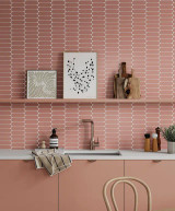 Arno Oval Blush Pink Mosaic Tile (27.6x29cm)