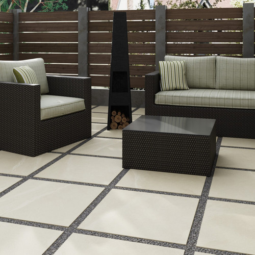 Austral Ivory Outdoor Tiles (60x60cm) 2 Pack