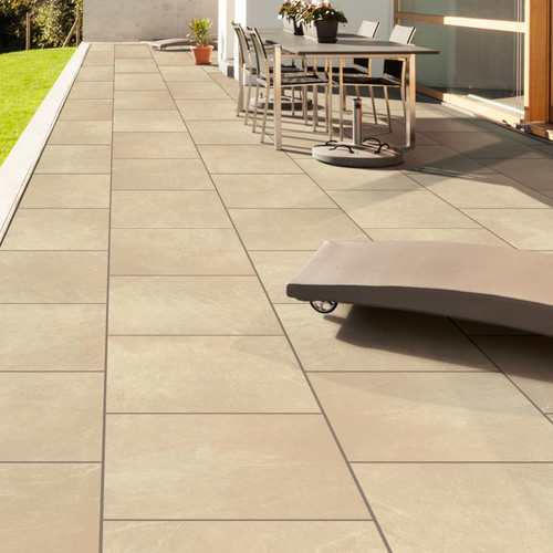 Station Beige Outdoor Tiles (60x60cm) 2 Pack