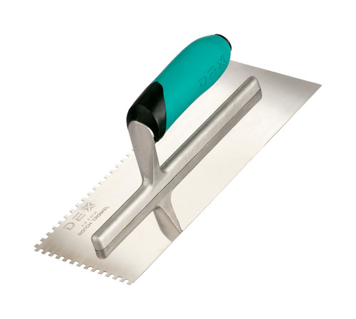 Dex Stainless Steel Notch Trowel (4x4mm)