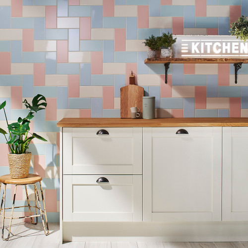 Matrix Spring Mint Matt Tiles (9.80x19.80cm)