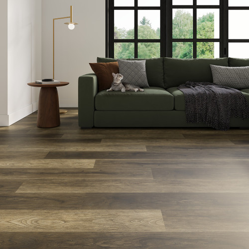 Pronto Krahn Brown Rigid Core Luxury Vinyl Tiles (17.9x123cm) 10 pack [Cut Sample]