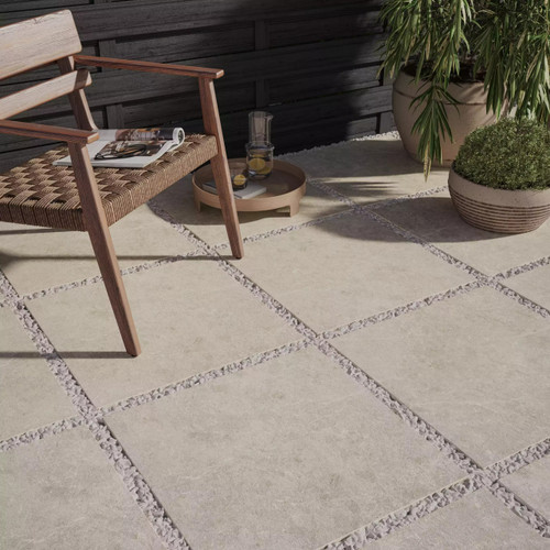 Virginia Beige Outdoor Tiles (10x10xm) [Cut Sample]