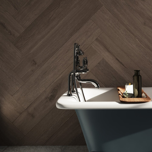 Pine Brown Wood Effect Tiles (20x120cm)