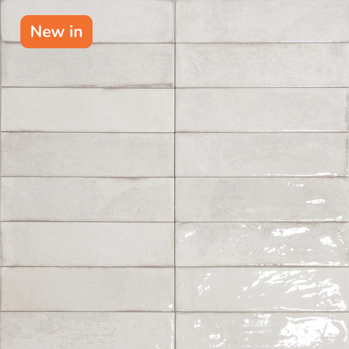Zellige White Tiles (6.5x25cm)