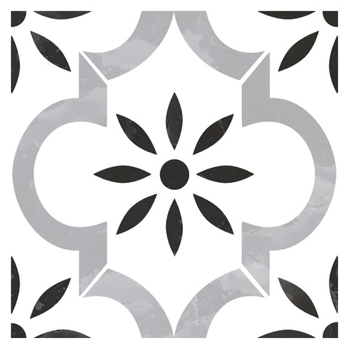 Heritage Victorian Charcoal Tiles (20x20cm) [Full Size Sample]