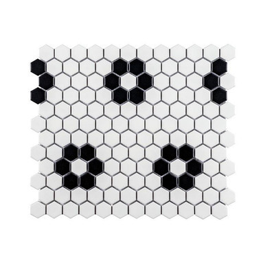 Shapes Daisy Mosaic Tile (26x30cm) [Full Size Sample]