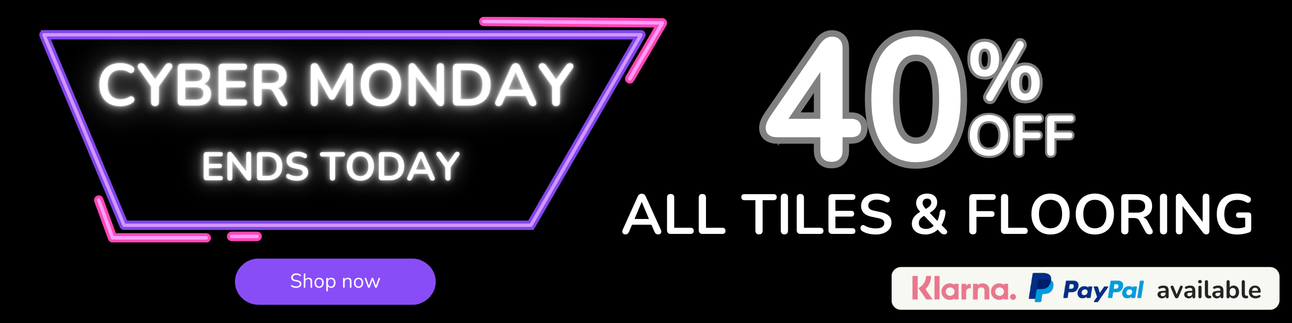 Black Friday 1/3 Off All Tiles