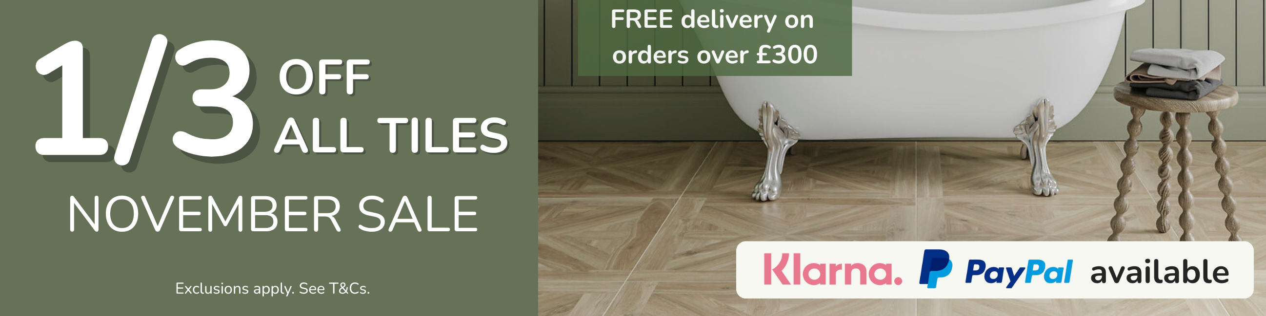 Summer Sale 20% Off All Tiles