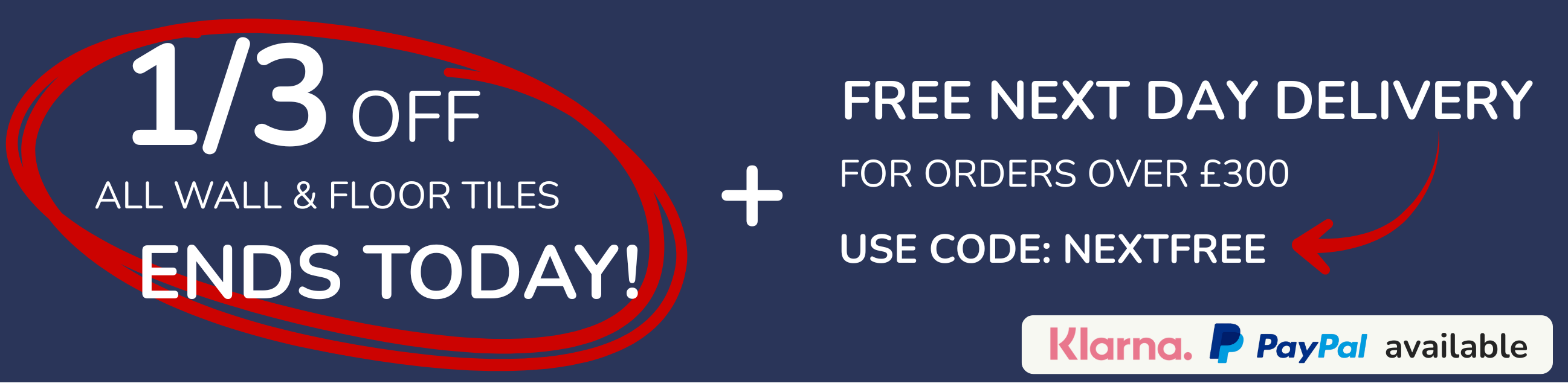 Summer Sale 20% Off All Tiles