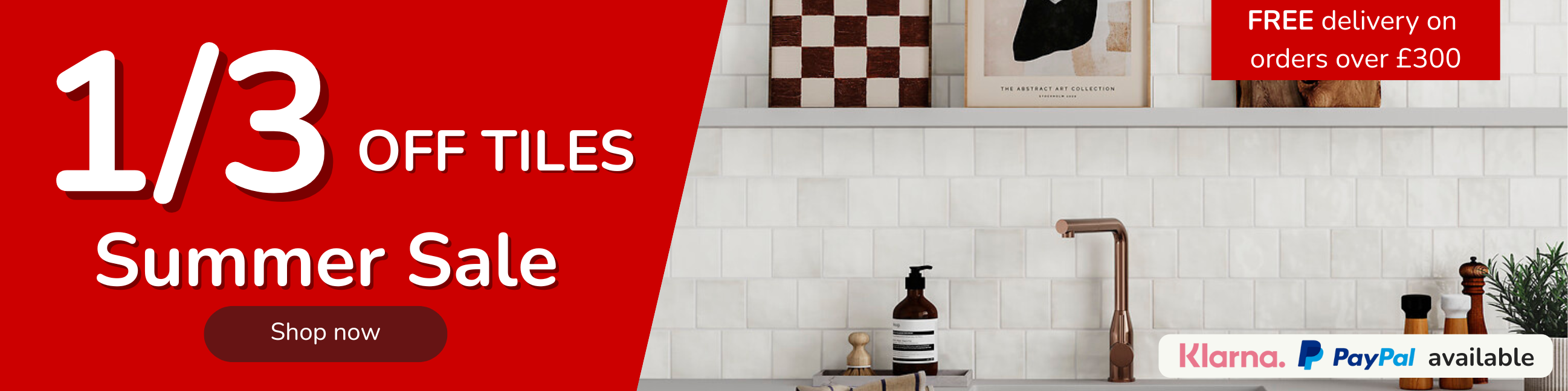 Summer Sale 20% Off All Tiles
