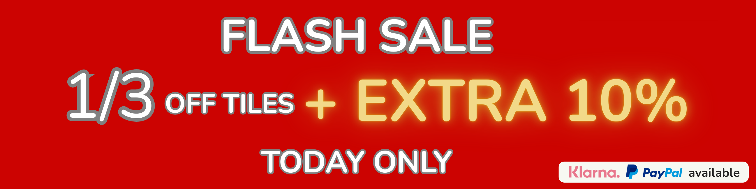 Summer Sale 20% Off All Tiles