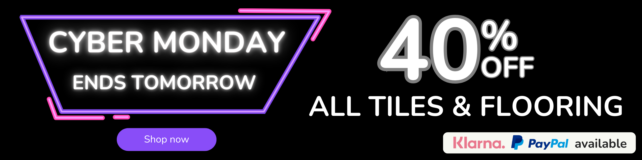 Black Friday 1/3 Off All Tiles