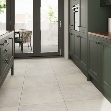Elementi Pearl Cement Effect Tiles (60x60cm)
