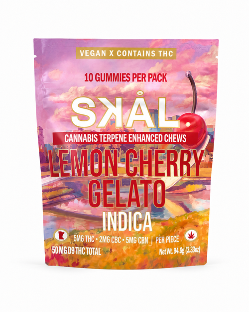 SKAL  |  Lemon Cherry Gelato  |  5mg  |  Delta-9 THC Gummies