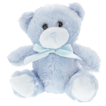 Small Plush Teddy Bear - Blue