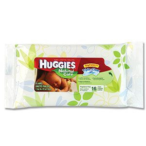 Huggies 16ct Natural Care Sensitive Baby Wipes